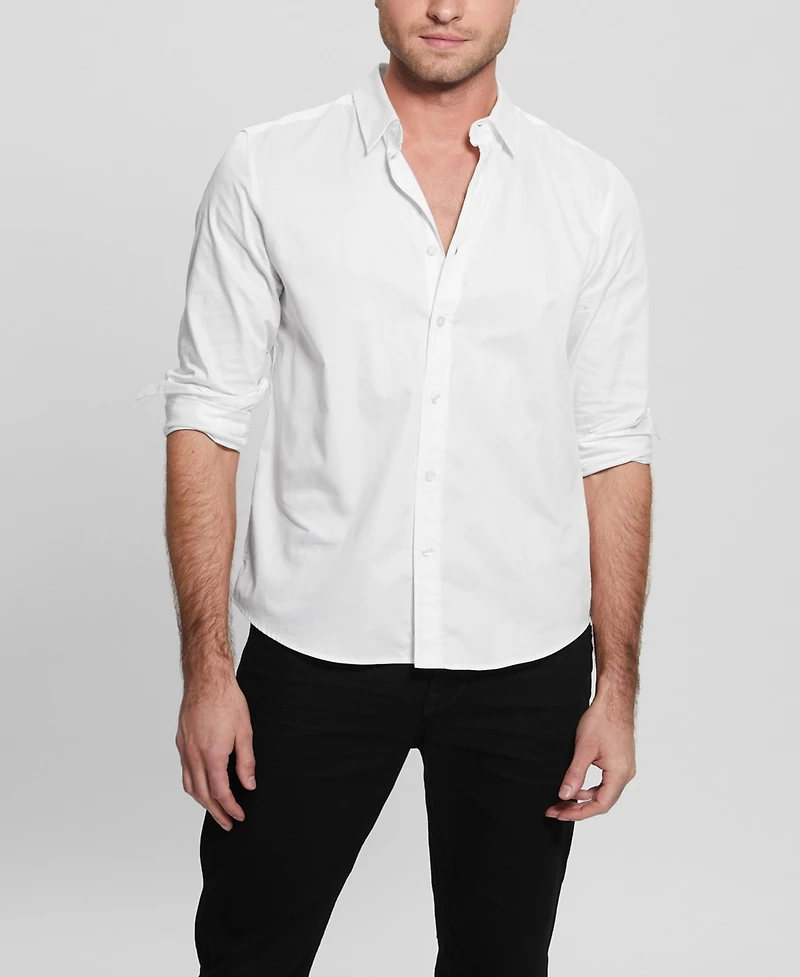 Guess Men's Luxe Stretch Long Sleeves Shirt