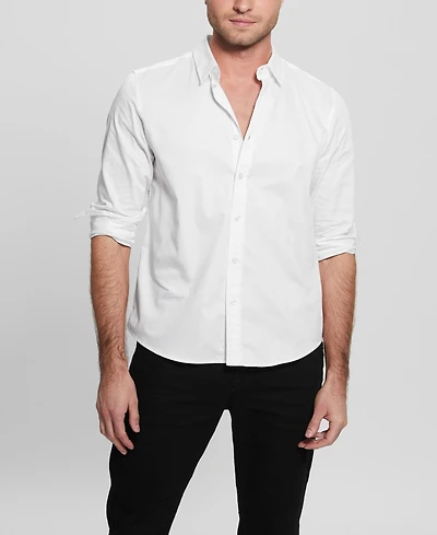 Guess Men's Luxe Stretch Long Sleeves Shirt
