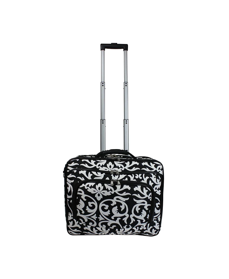 World Traveler 17-inch Rolling Laptop Case with Wheels and Handle