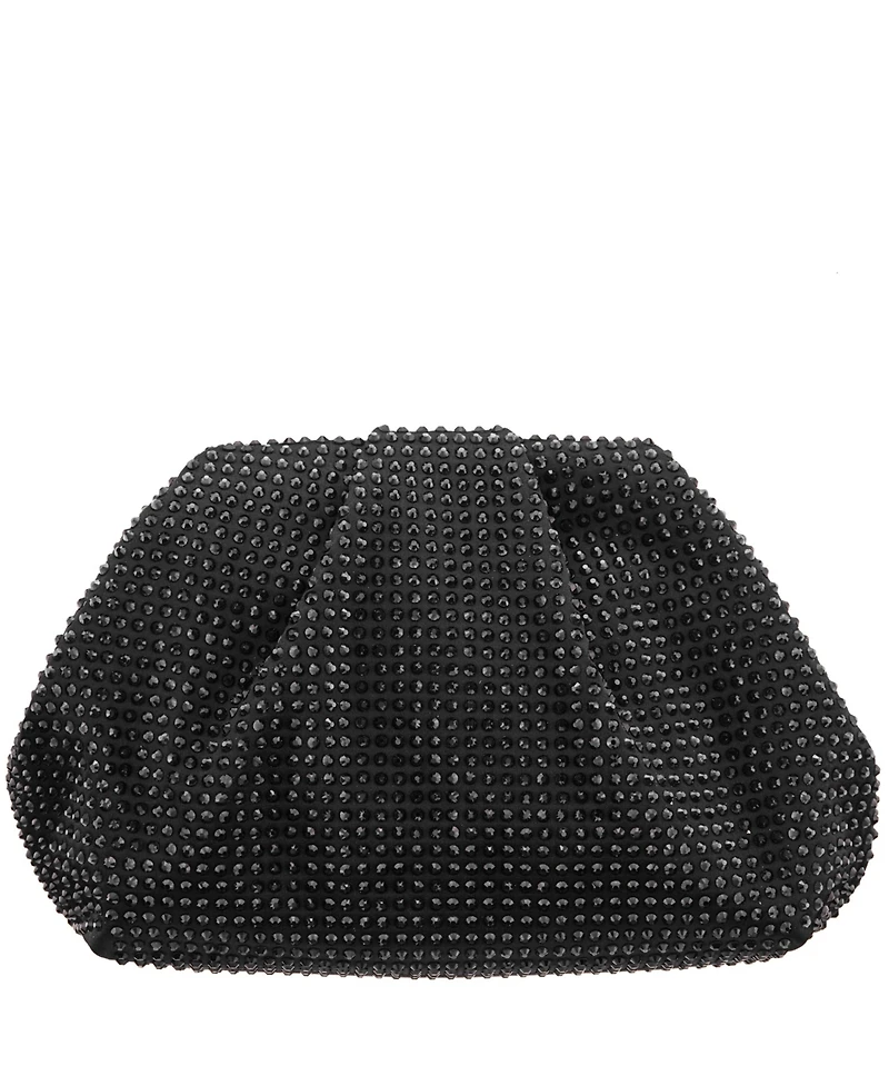 Nina Crystal Encrusted Frame Clutch