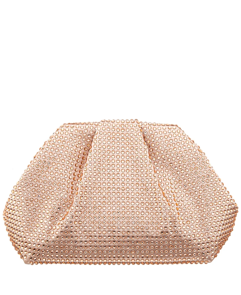 Nina Crystal Encrusted Frame Clutch