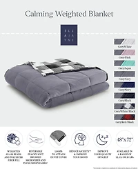 Ella Jayne Reversible Anti-Anxiety 15lb Weighted Blanket