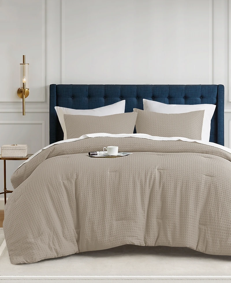 510 Design Mina Waffle Textured -Pc. Comforter Set