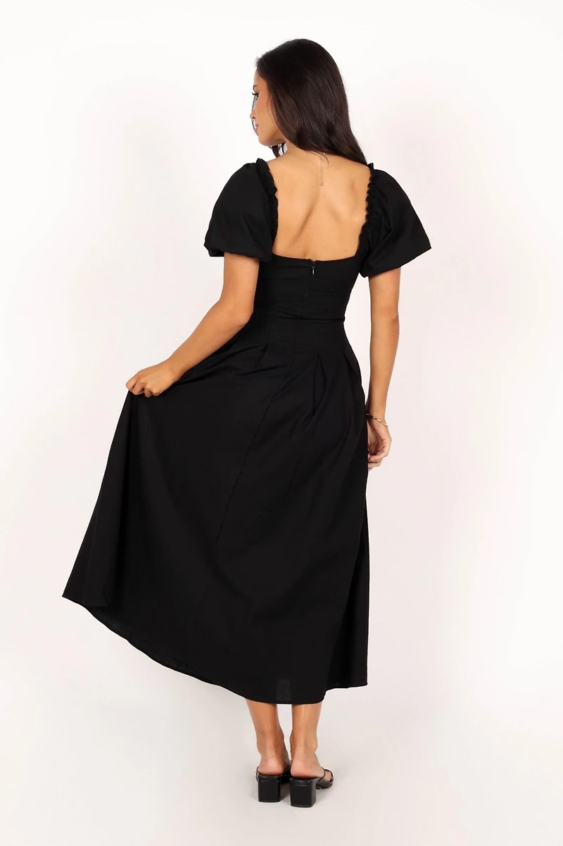 Petal and Pup Maria Puff Sleeve Midi Dresses