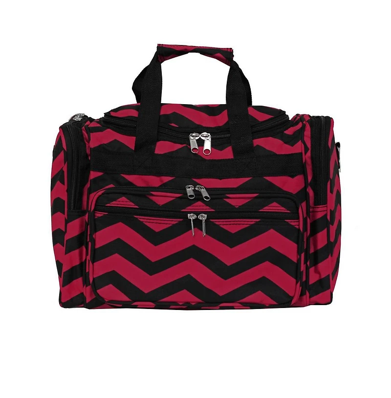 World Traveler Chevron 16-Inch Gym Bag Duffle Bag