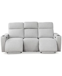 Greymel 84" Zero Gravity Fabric Sofa with Power Headrests, Created for Macy's