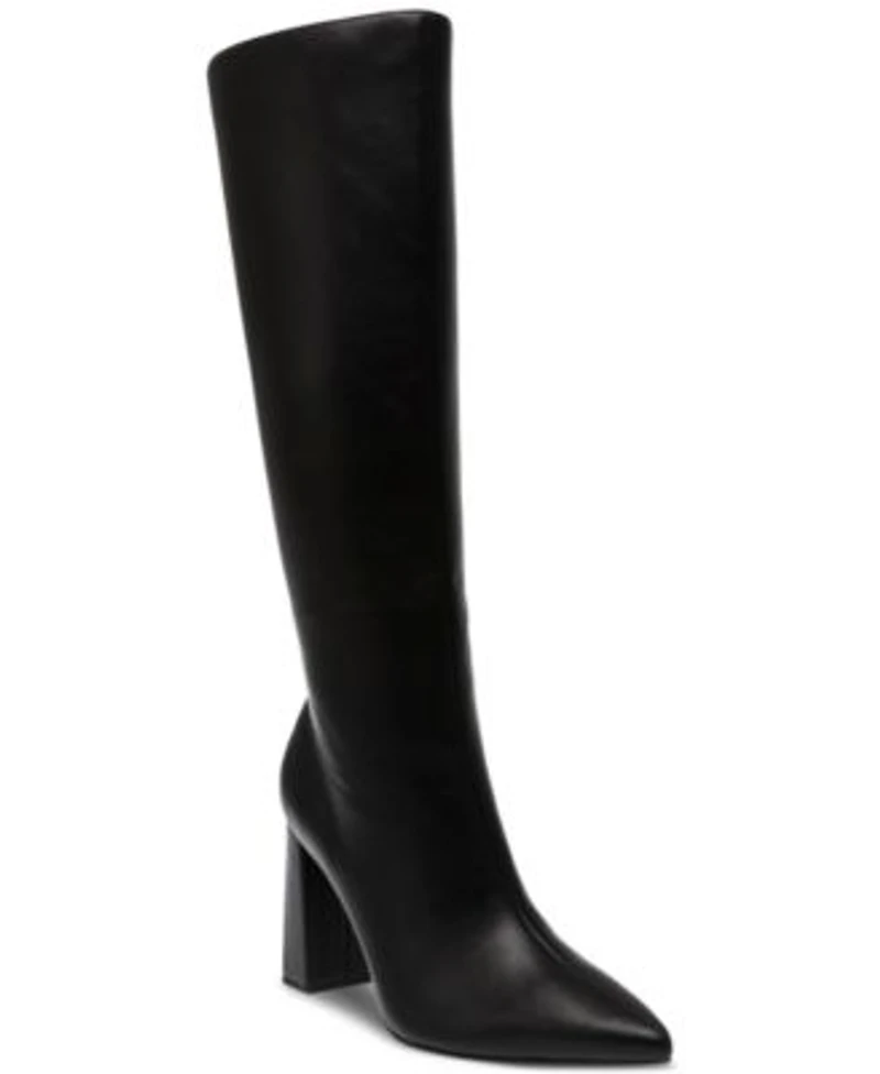 Wild Pair Womens Islah Block Heel Dress Boots Created For Macys Regular Wide Calf