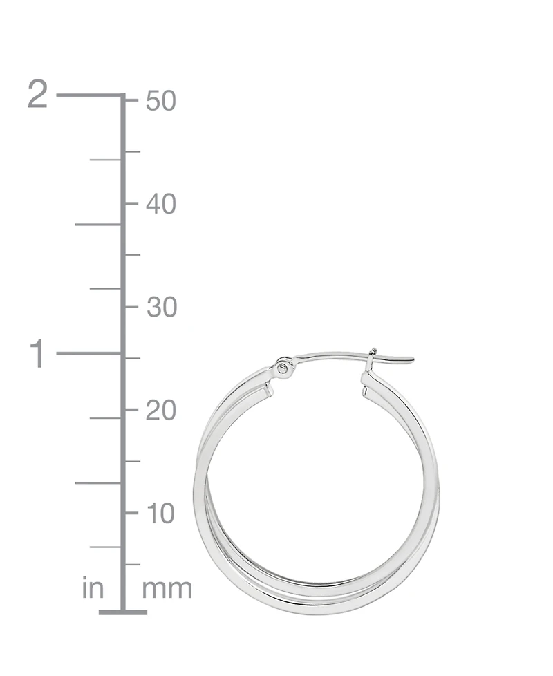 Intertwined Hoop Earrings 14k Gold