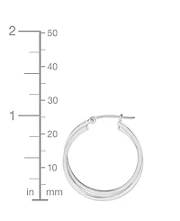Intertwined Hoop Earrings 14k Gold