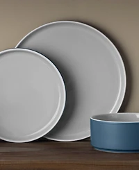 Noritake ColorTrio Stax 16 Piece Dinnerware Set, Service for 4