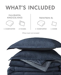 510 Design Camden Chambray Print 2-Pc. Comforter Set, Twin/Twin Xl