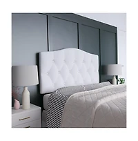 Arched Full Button Tufted Upholstered Headboard