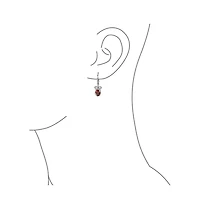 Bling Jewelry Cubic Zirconia Cz Accent Ribbon Bow Oval Drop Chandelier Earrings For Women Lever back