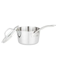 Viking Contemporary 3-Ply Stainless Steel 2.4-Quart Sauce Pan with Glass Lid