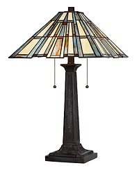 23" Height Metal and Resin Table Lamp