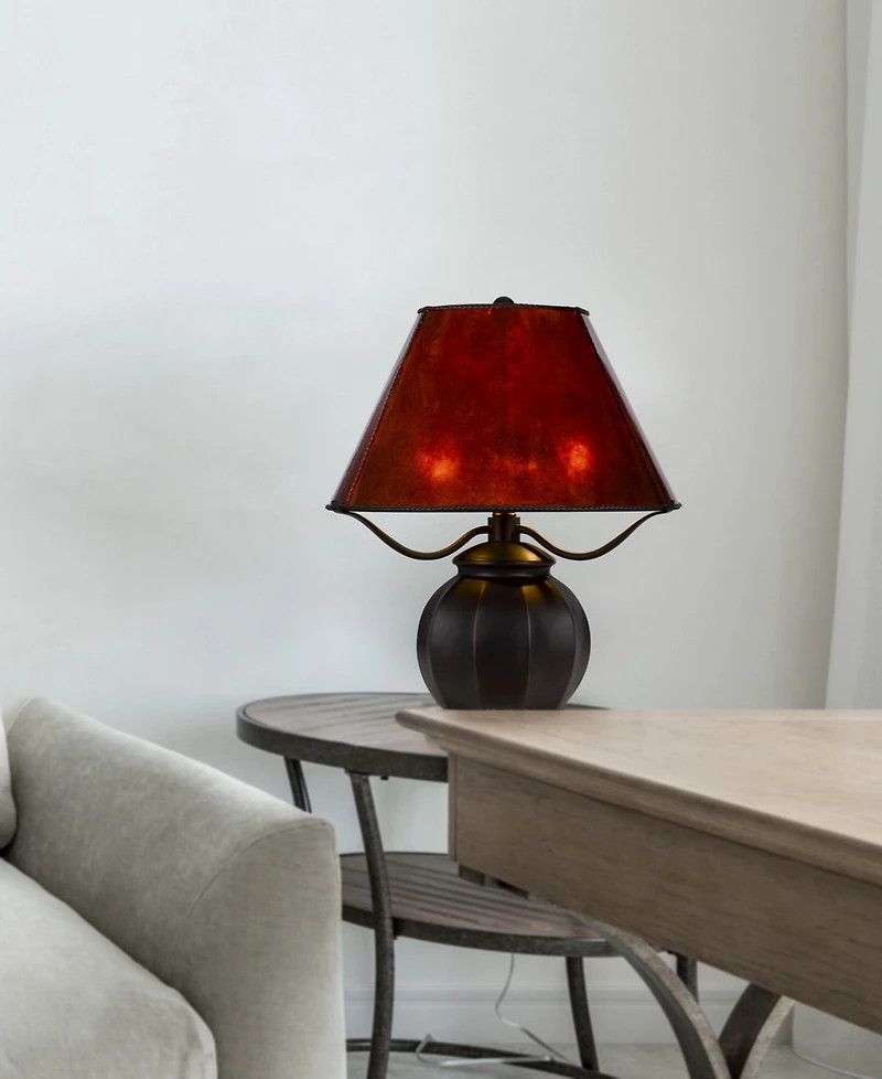 19.5" Height Metal and Resin Table Lamp