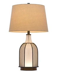 Morgan 28" Height Table Lamp with Mesh Grill