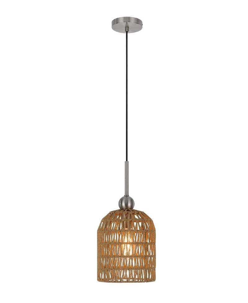 17.25" Height Fabric Pendant