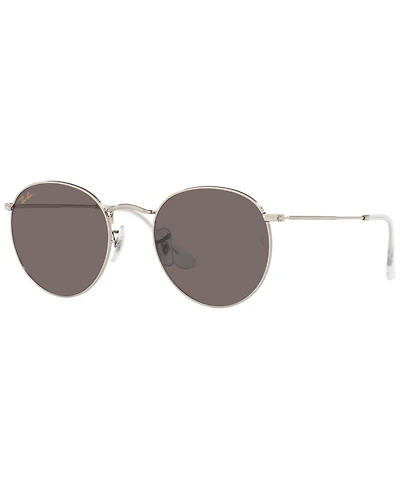 Ray-Ban Unisex Round Metal Legend Gold Sunglasses, RB3447L