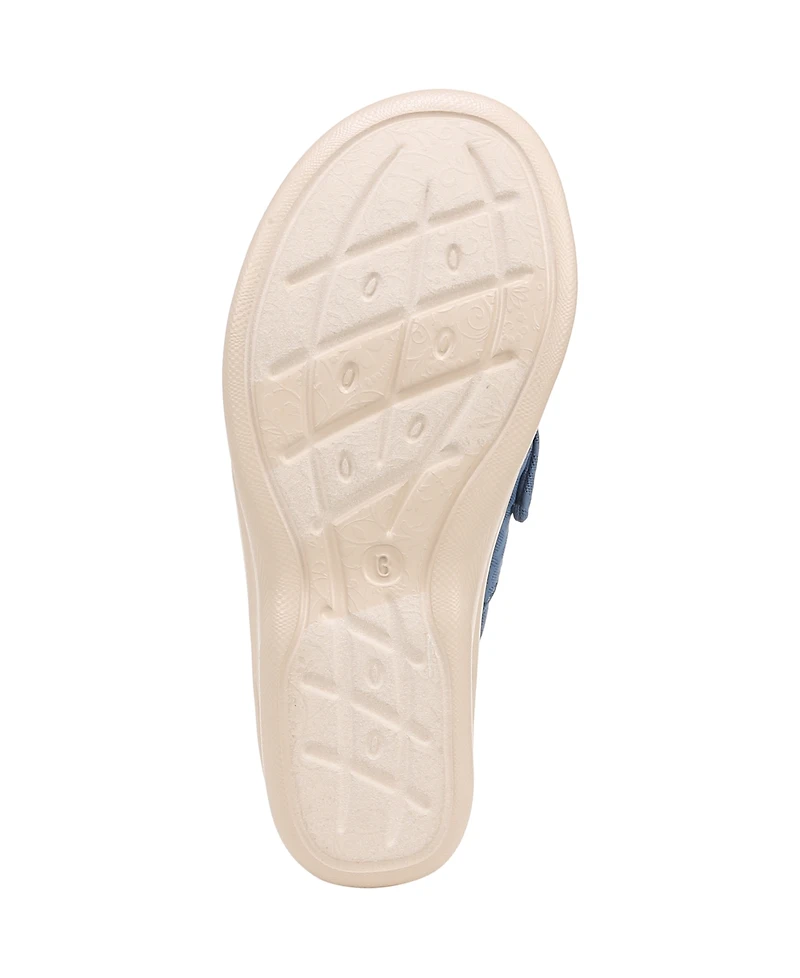 LifeStride Women's Smile Washable Slide Wedge Sandals