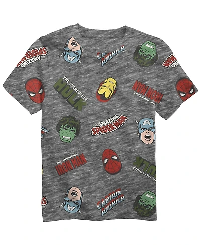 Marvel Aop Logo Little Short Sleeve T-shirt