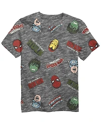 Marvel Aop Logo Little Short Sleeve T-shirt