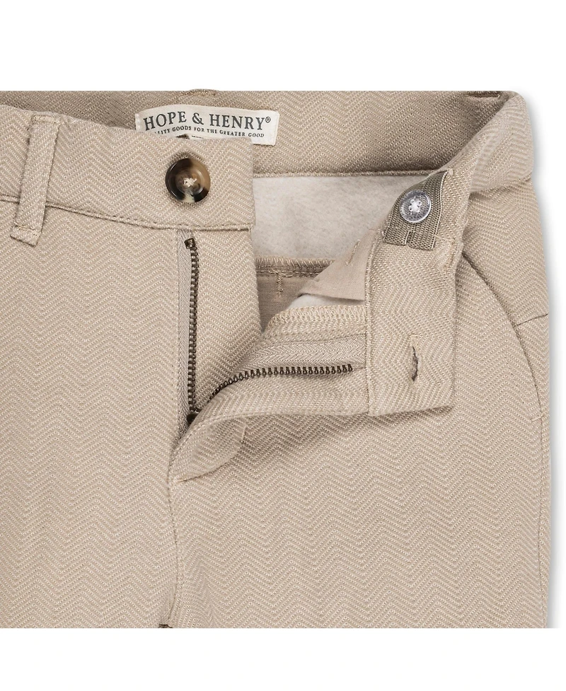 Hope & Henry Big Boys Fleece Suit Pant