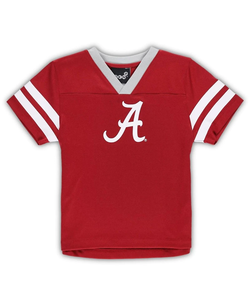 Toddler Boys and Girls Crimson, Gray Alabama Crimson Tide Red Zone Jersey Pants Set