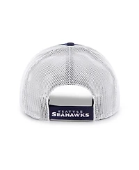 Men's '47 Brand Navy, White Seattle Seahawks Drifter Adjustable Trucker Hat