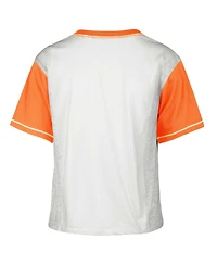 Women's '47 Brand White Distressed Clemson Tigers Premier Tilda T-shirt