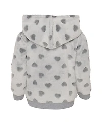 Girls Toddler Gray, Royal Florida Gators Heart to Hoodie and Leggings Set