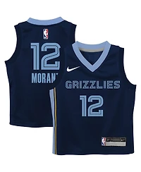 Toddler Boys and Girls Nike Ja Morant Navy Memphis Grizzlies Swingman Player Jersey - Icon Edition
