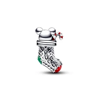 Pandora Sterling Silver Festive Mouse Stocking Charm