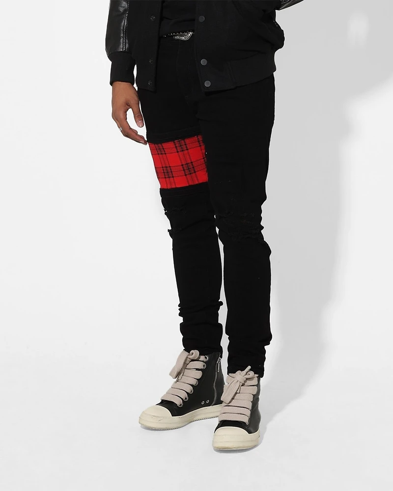 Saint Morta Mens Sideline Distressed Jeans