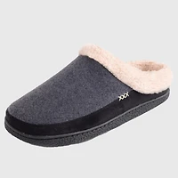 Alpine Swiss Mens Memory Foam Clog Slippers Fleece Fuzzy Slip On House Shoes