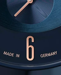 Lilienthal Berlin Men's The Classic Blue Rose Gold Navy Blue Leather Watch 42mm