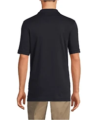 Lands' End Men's Short Sleeve Interlock Polo Shirt