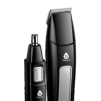 Mario Lopez Mens Grooming Kit , Designed for Hair, Beard, Nose & Ear Grooming, 10 Piece Grooming Kit