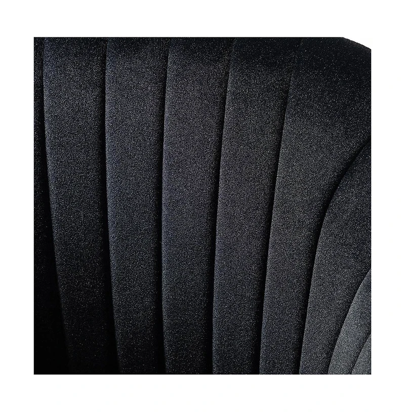 Hulala Home Modern Cute Velvet Office Desk Chair
