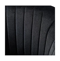 Hulala Home Modern Cute Velvet Office Desk Chair
