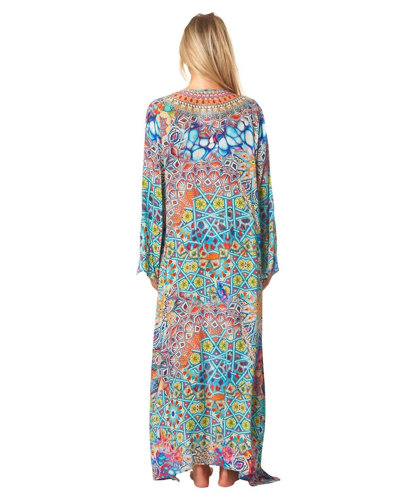 La Moda Clothing Women's Long Regular Kaftan Dress