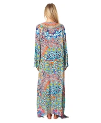 La Moda Clothing Women's Long Regular Kaftan Dress