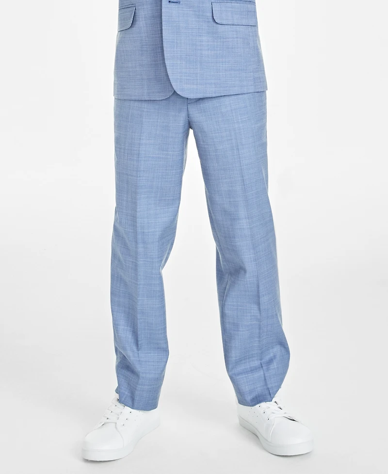 Tommy Hilfiger Big Boys Stretch Sharkskin Machine Washable Suit Pants