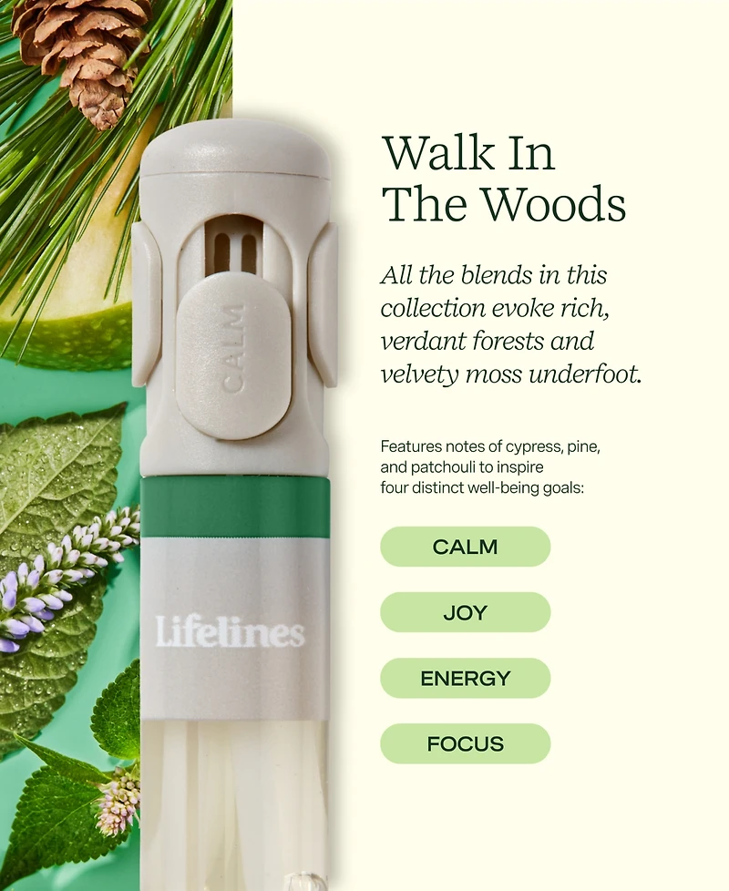 Lifelines Pen Diffuser with 4 Scent Cartridge in Walk in The Woods