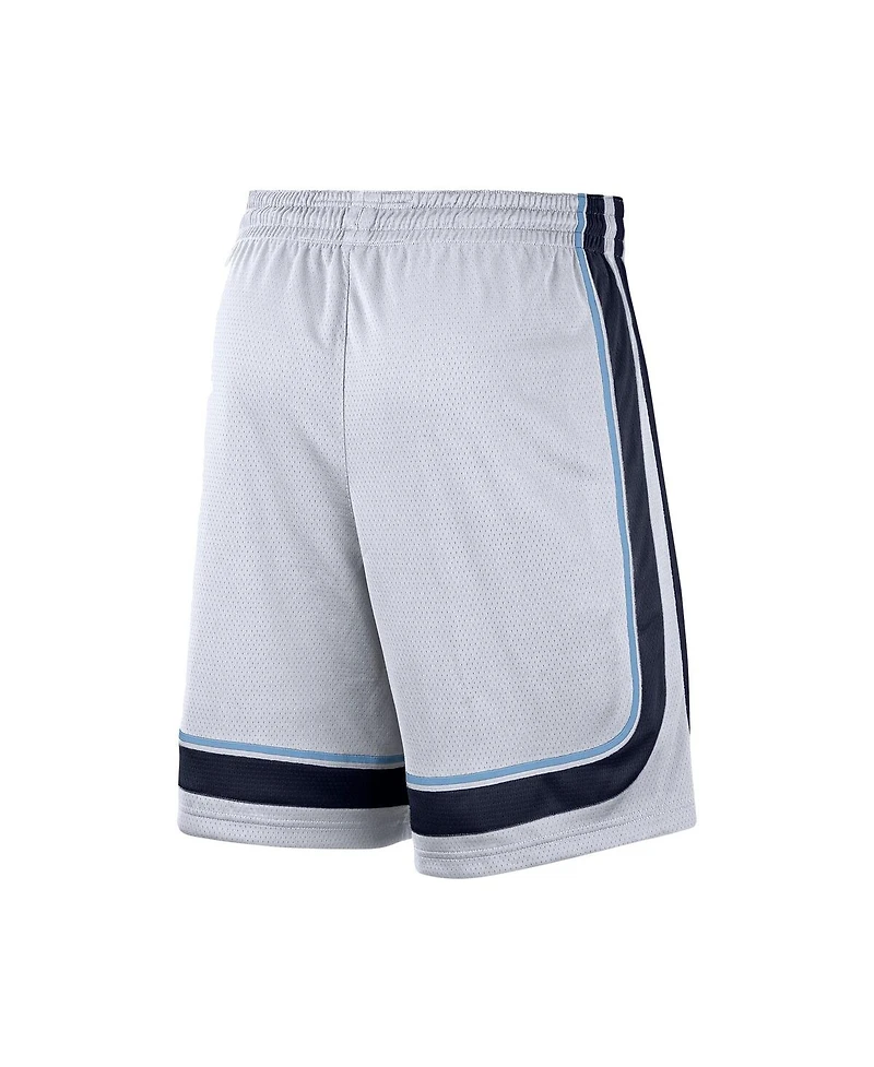 Men's Nike White, Navy Memphis Grizzlies 2020/21 Association Edition Performance Swingman Shorts
