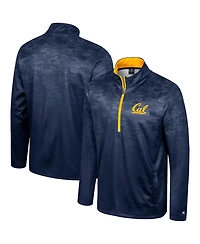 Men's Colosseum Navy Cal Bears The Machine Half-Zip Jacket