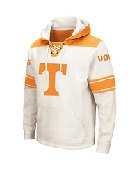 Men's Colosseum Cream Tennessee Volunteers 2.0 Lace-Up Hoodie