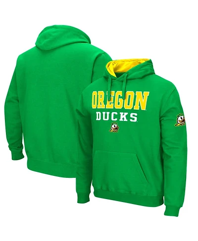 Men's Colosseum Green Oregon Ducks Sunrise Pullover Hoodie
