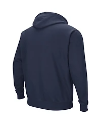 Men's Colosseum Navy Arizona Wildcats Double Arch Pullover Hoodie