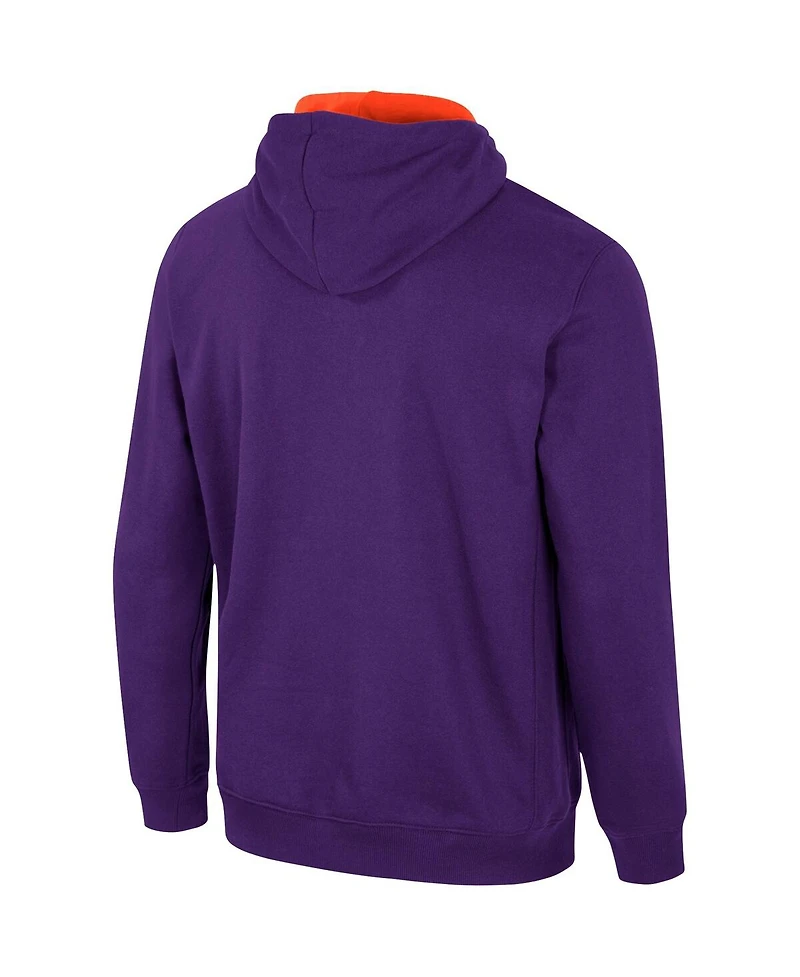 Colosseum Men's Clemson Tigers Half-Zip Hoodie